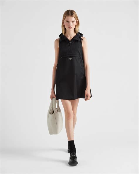 prada re nylon mini dress|prada nylon off shoulder top.